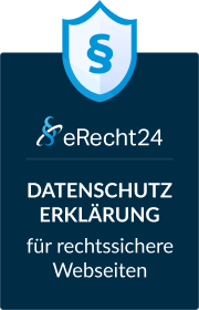 eRecht24 Siegel Datenschutzerklärung